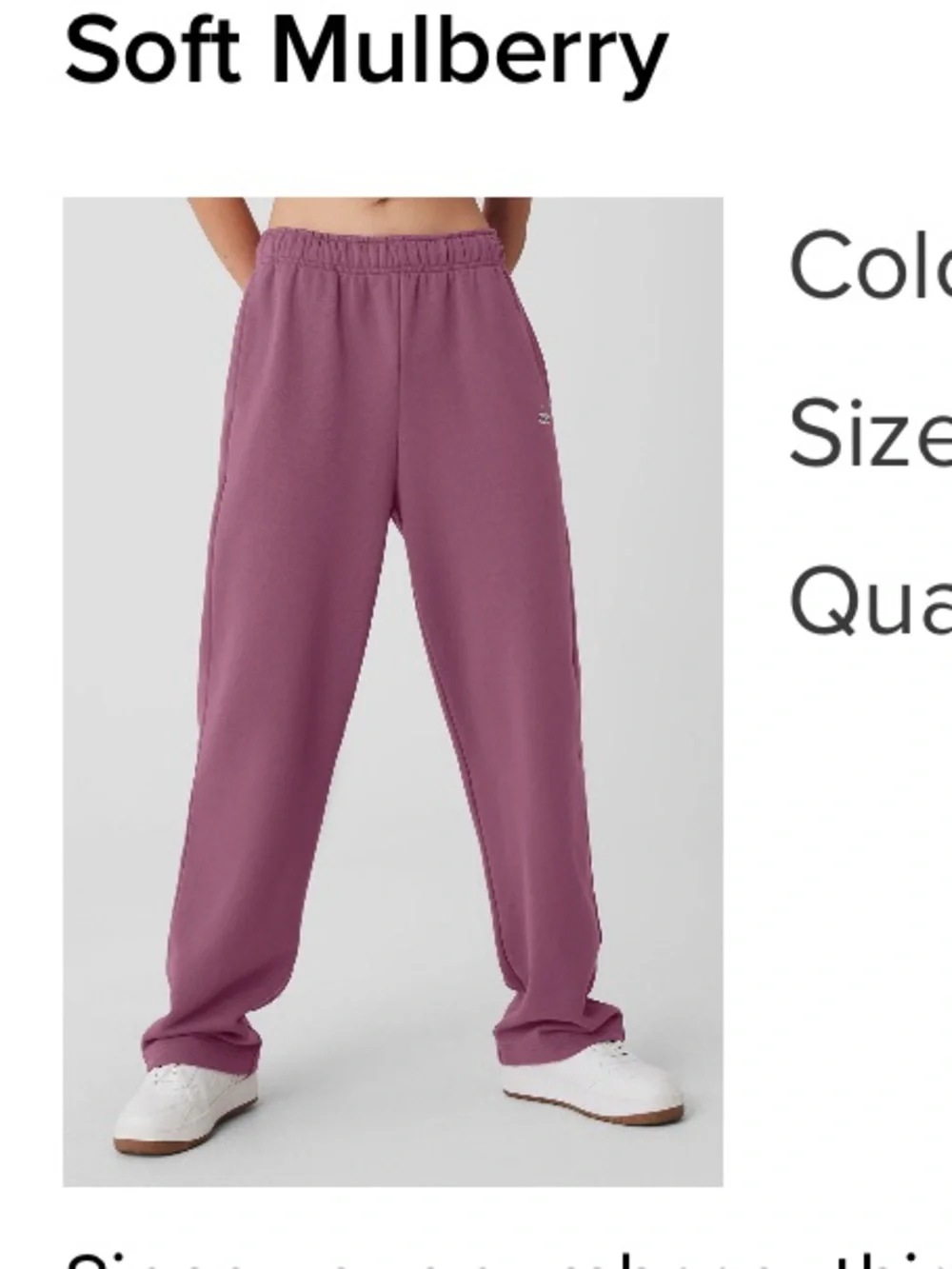 ALO YOGA accolade straight sweatpants